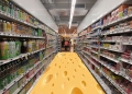 Groceries Flooring Decor