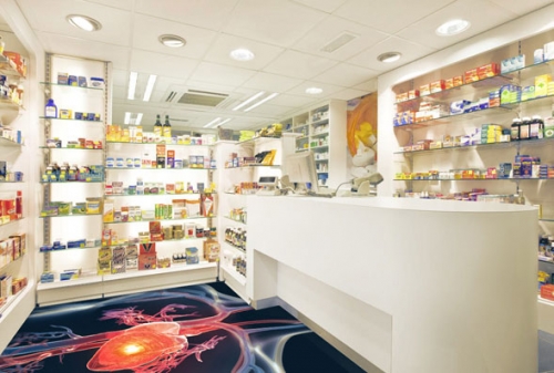 Flooring Decor for Pharmacies