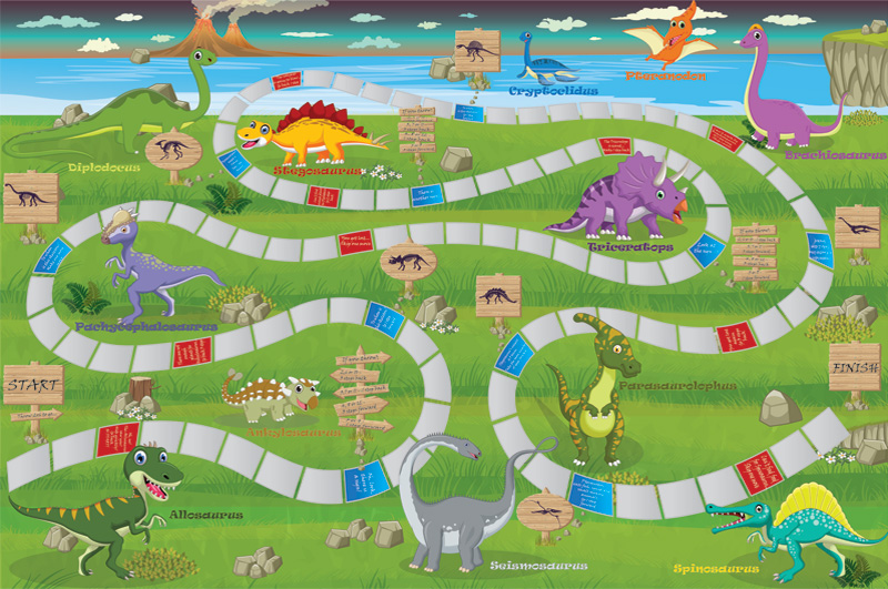 3D Flooring Decor Board game “Dino World” (educational)  Ruvitex 3D  Decors®, Ruvimat®, Ruvitex Armofol®, Ruviflex®- RDC-Regional distribution  company EOOD