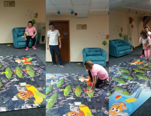 3D Flooring Decor Board game “Checkers over the city” for NEPTUN Beach hotel, Sunny Beach