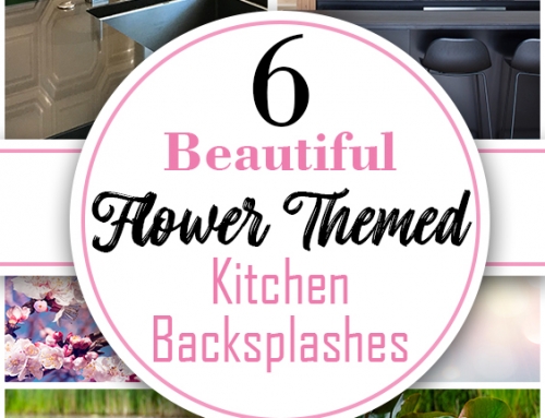 6 Beautiful Flower Themed Kitchen Backsplashes